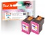 320042 - Peach Twin Pack testine di stampa colore compatibile con HP No. 304XL C*2, N9K07AE*2