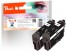 320113 - Peach Twin Pack Cartuccia d'inchiostro nero, compatibile con Epson T2981, No. 29 bk*2, C13T29814010*2