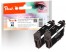 320151 - Peach Twin Pack Cartuccia d'inchiostro nero, compatibile con Epson No. 16 bk*2, C13T16314010