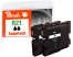 320556 - Peach Twin Pack Cartuccia d'inchiostro nero compatibile con Ricoh GC21K, 405532