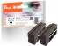321245 - Peach Twin Pack Cartuccia d'inchiostro nero compatibile con HP No. 957XL bk*2, L0R40AE*2